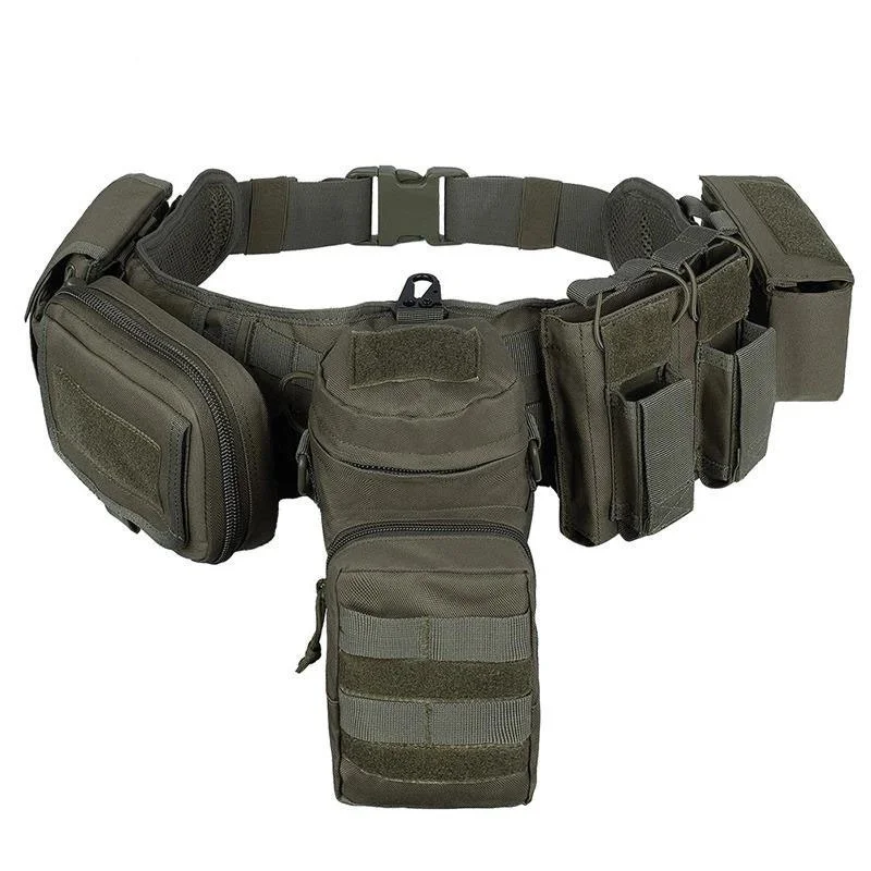 Outdoor Camouflage Multi-functional Tactical Waist Wrap Combination Belt Accessories Bag Fanny Pack Tactic Waist Belt