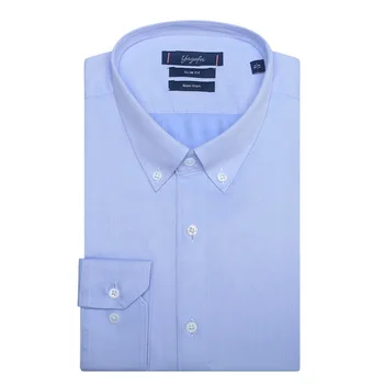 Best quality yagefei 100% cotton American size formal dress men's non iron shirt long sleeve