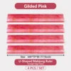 Estante de Mahjong Rosa Fucsia, Rojo Transparente