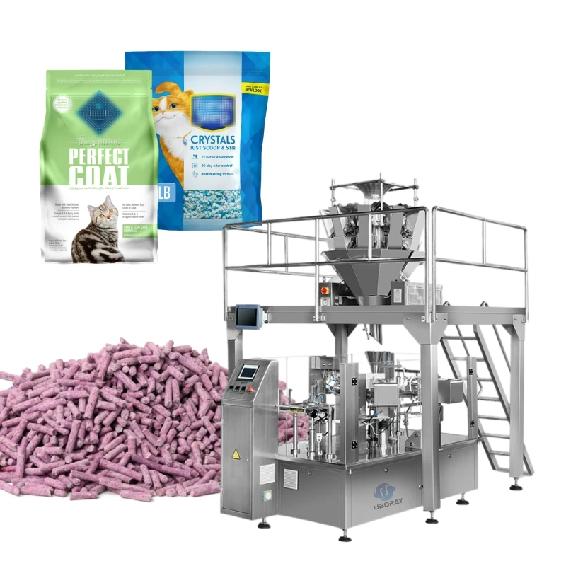 High Accuracy Automatic Weighing Packing Machine Pet Dog Food Treat Packing Machine Cat Food Sachet Cat Litter Packing Machine