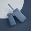 Zipper bag with Haze blue