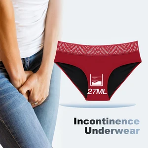 Adults Girls Menstrual Underwear First Period Panties Absorbent Cotton Leakproof Soft Comfortable Menstrual Underwear for Teens