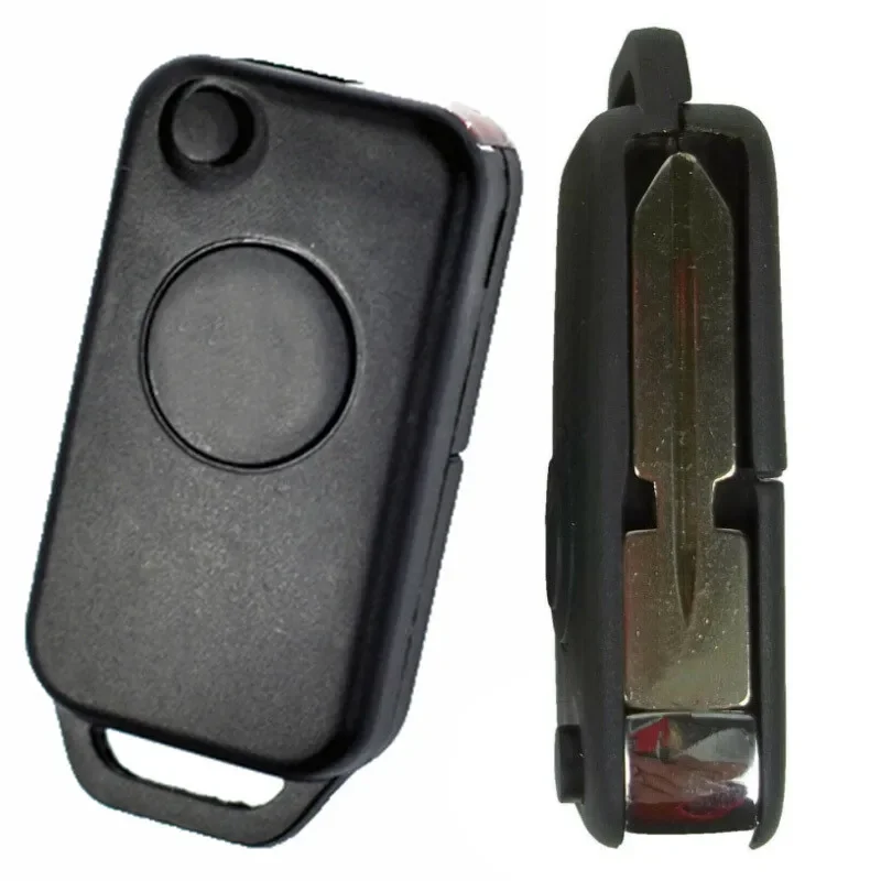 1 Button Flip Folding Key Shell Replacement Remote Car Key Shell for Mercedes Benz W168 W124 W202 1984-2004 a C E Class
