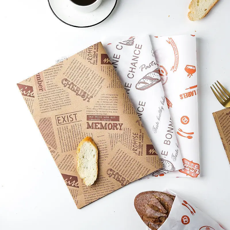 Custom Food Wrapping Paper  Greaseproof Wrapping Paper