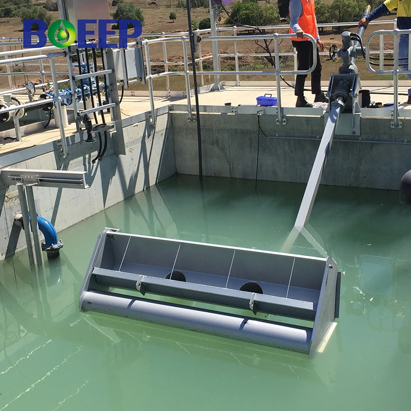 Stainless Steel Mechanical Rotating Decanter Unit for Industrial Wastewater Treatment SBR Process System