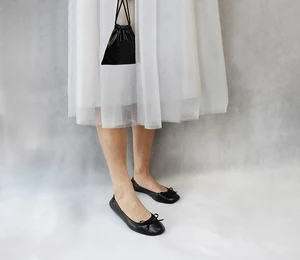 Women's Lightweight Anti-Slippery Portable Ballet Flat Shoes Upper Fabric and Insole Rubber/EVA for After-Party Use