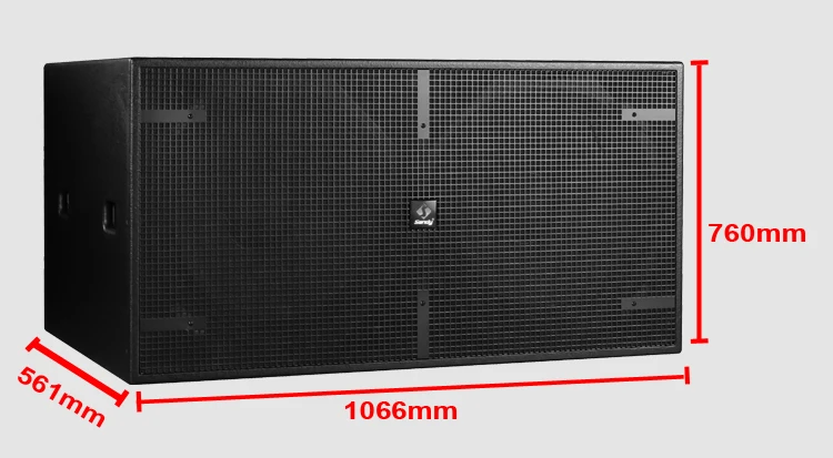 Sandy B2 Double 18-inch Subwoofer Dual 18-Inch Speakers High-Power 1200W 30Hz-250Hz Frequency Range