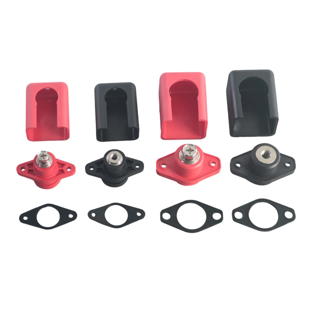 120A150A200A300A High Current Double Thread  Lithium Battery Wall Mounted Terminal All Copper New Energy Storage Connector