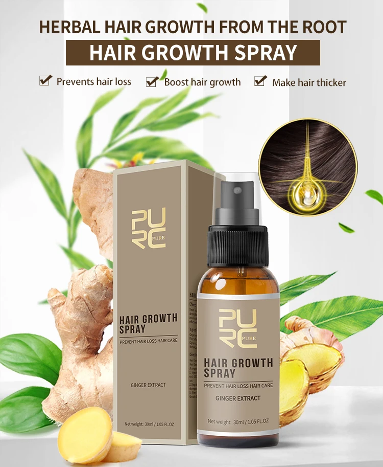 Fast Grow Hair Oil Hair Loss Care Spray Beauty Hair & Scalp Treatment ...