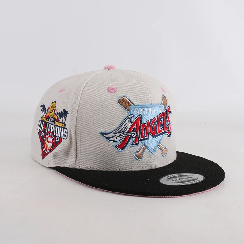 Custom Fitted Hat Unstructured Snapback Cap Yupoong Puffy 3d Puff