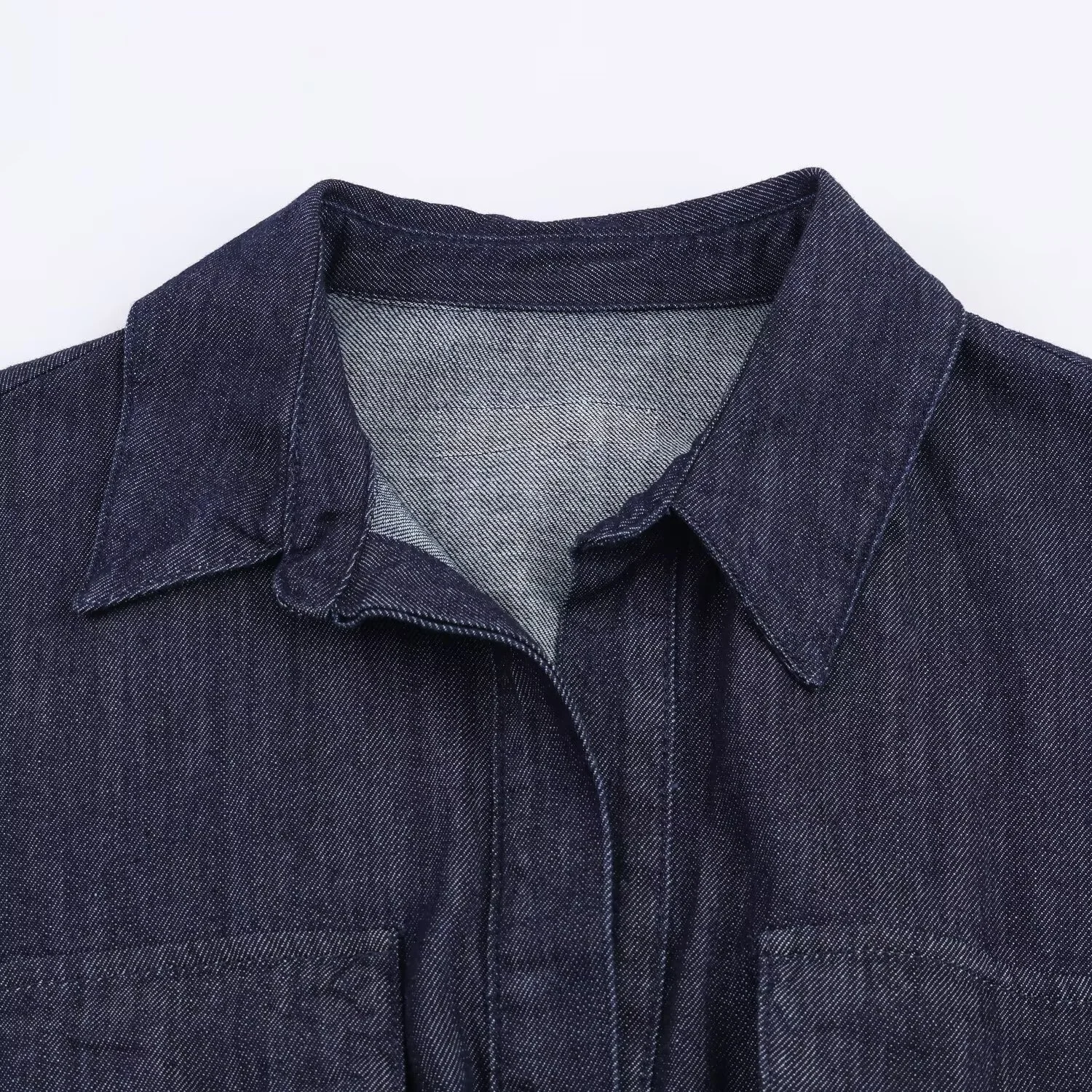 Grosir Gaun Kemeja Wanita Gaya Eropa & Amerika Serikat untuk Jalanan (Streetwear) Midi dengan Sabuk dan Fitur Cepat Kering