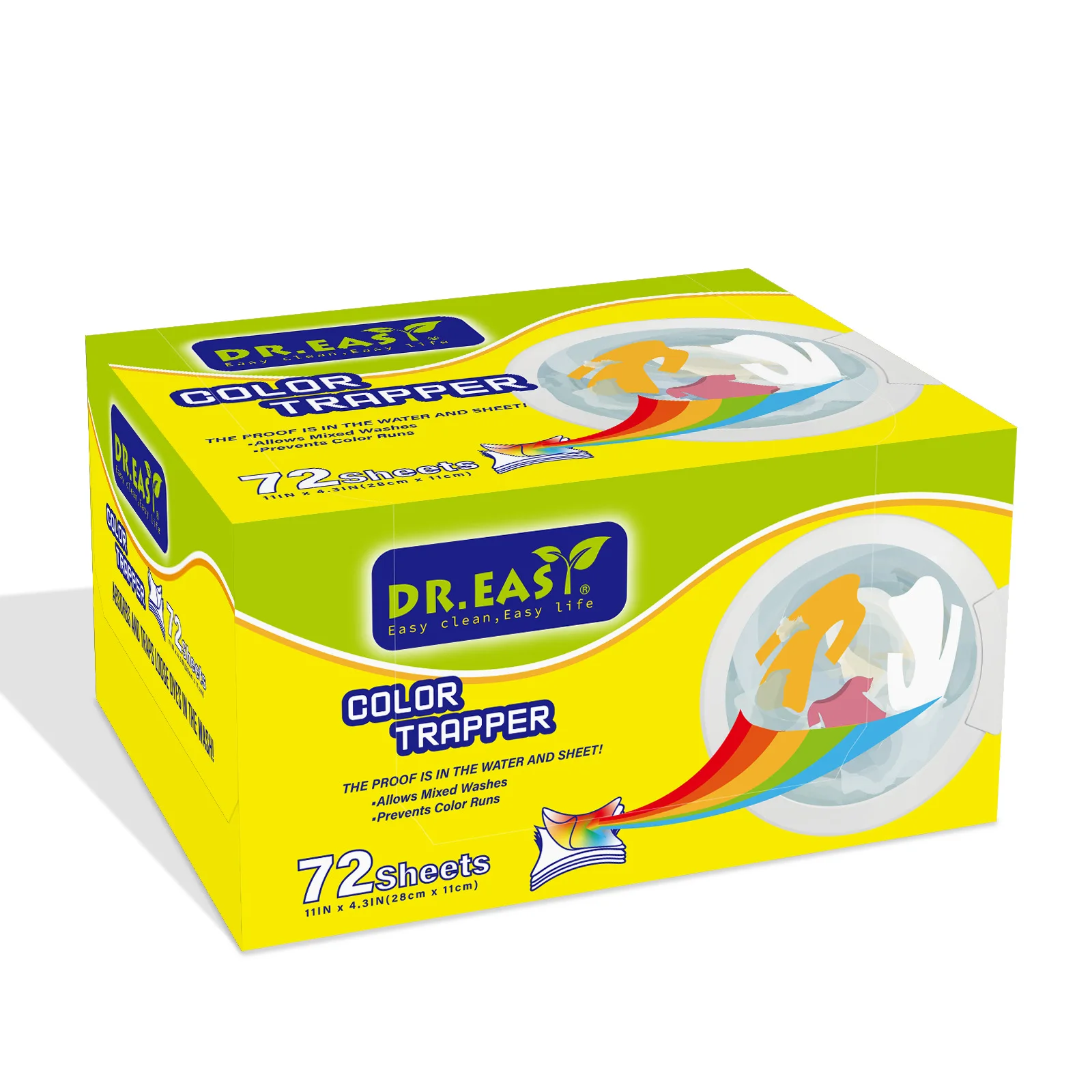 72 Count for Color Absorber Laundry Sheets Dye Catcher Tablets to Prevent Clothes From Fading or Smearing