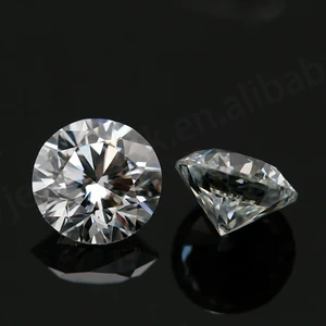 Small Size 1.3MM CVD Lab Created Round Diamond in Si Clarity White Gemstone with GRS Certificate 9.25 Hardness