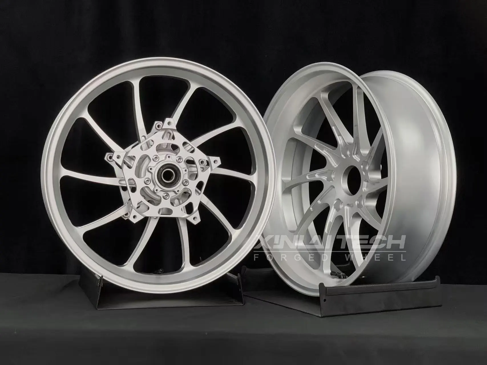 XL Custom Forged Motorcycle Wheels for BMW R1250RT 17 Inch Forged Aluminum Rims Anodized Finish Custom Motorcycle Rims - Image 3