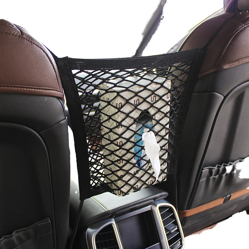 Premium Car Seat Organizer with Elastic Mesh