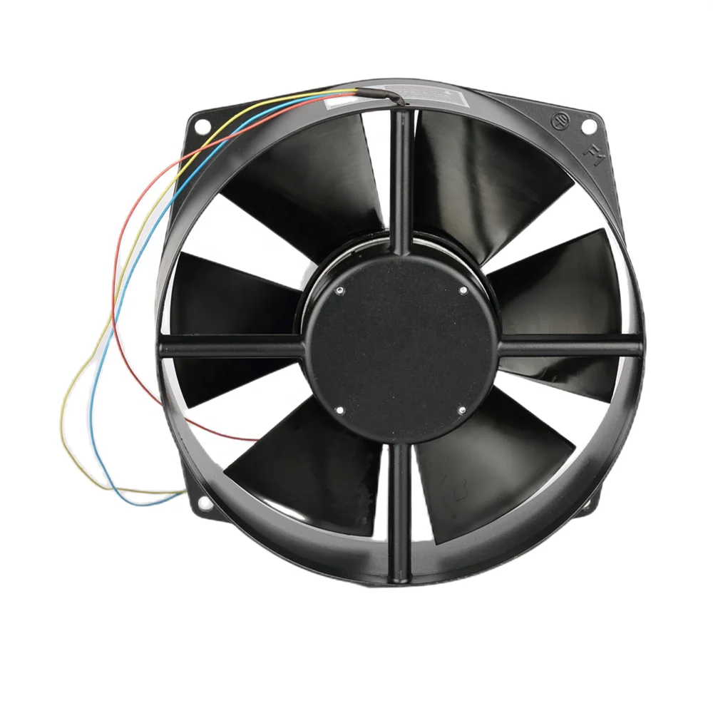 MEIXING 200FZY7-D 380V AC Capacitor Flow Axial Fan 210x210x70mm