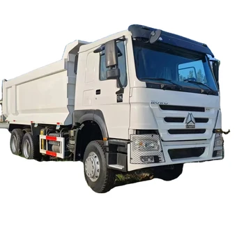 Used Left-Handed HOWO 10-Wheel 6x4 Diesel Fuel Heavy Duty Dump Truck Automatic Weichai Engine Transmission 30t Gross Euro 2