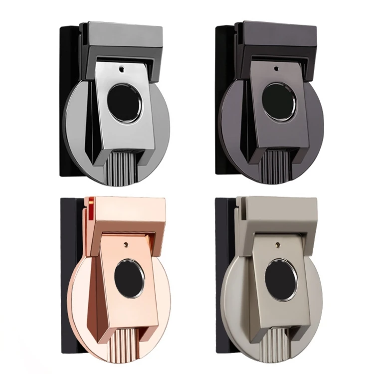 YH2280 Cartera antirrobo para hombre, con candado bolso de mano de huellas  dactilares, cerradura de huella dactilar de cuero, producto de seguridad y 