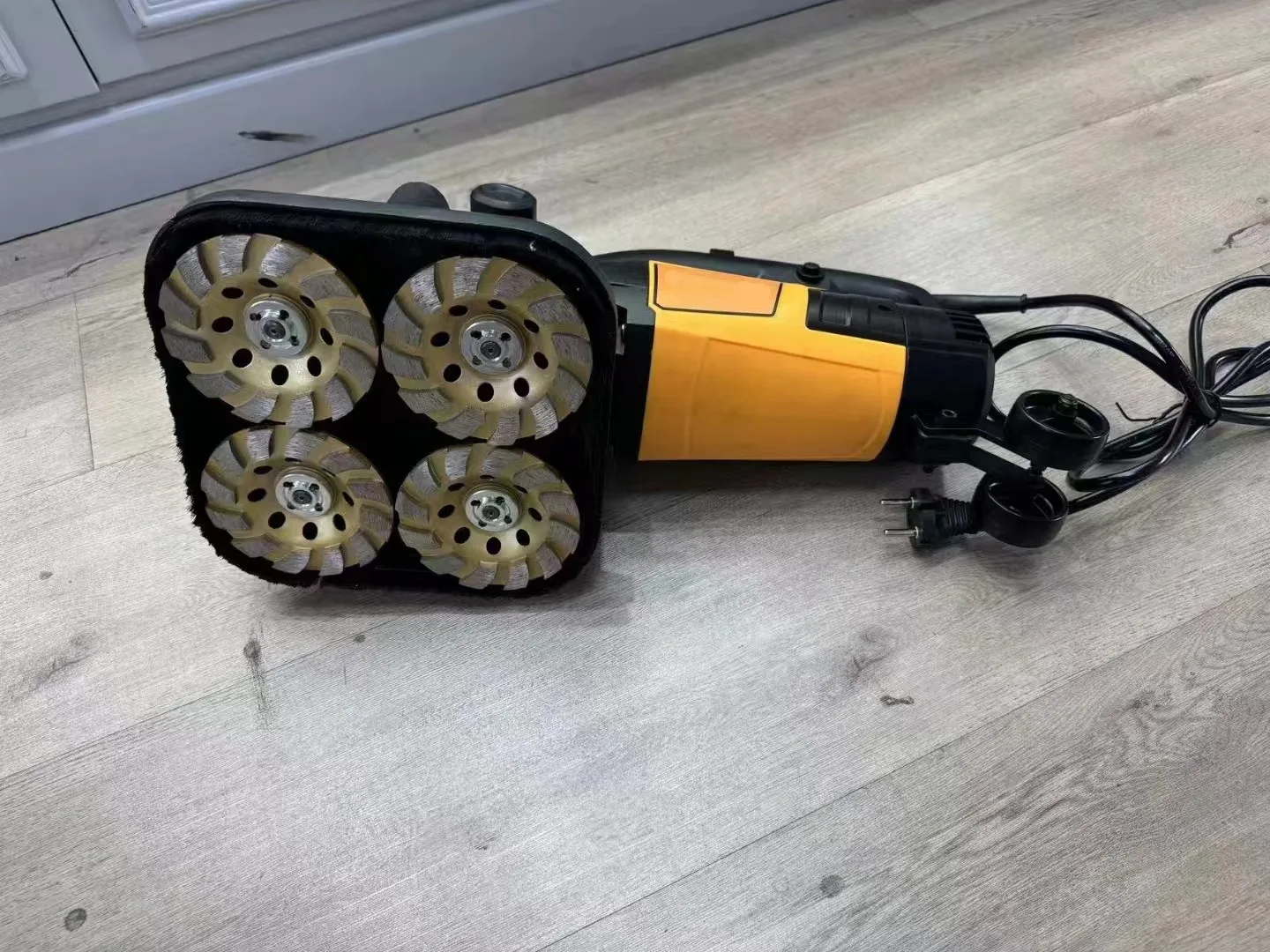 For Metal Rust Removal Power Floor Sanding Tools Dust-free Sander Portable Handheld Grinding Machine 200mm Electric Wall Grinder