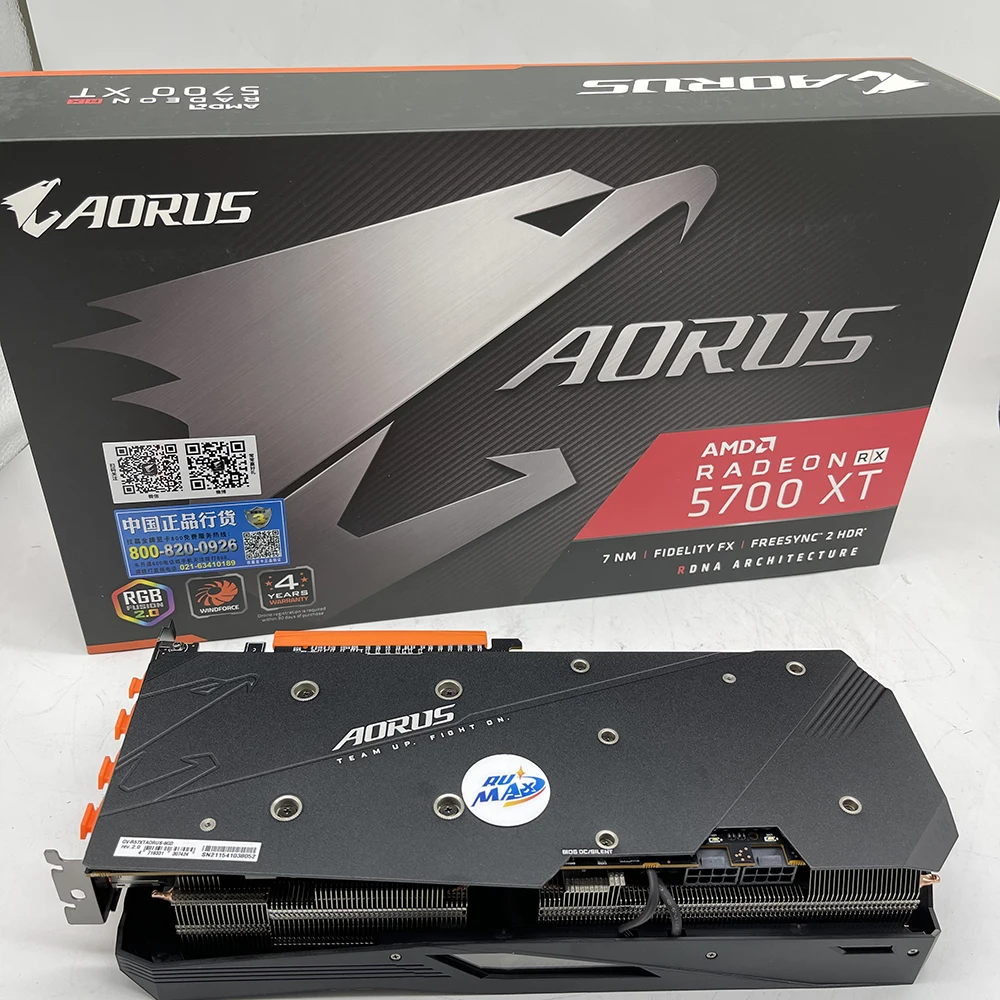 Amd 5700 gigabyte. Gigabyte AORUS 5700xt.