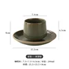 Tasse et soucoupe vert matcha
