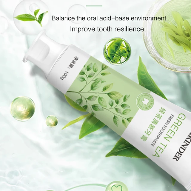 Effective Protection of Gums Quality Cleansing Toothpaste Green Tea Fresh Stain Remover Tooth Paste
