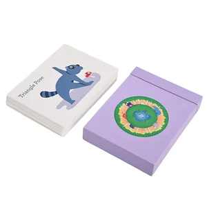 High Quality Customized Game Cards Personalized Cartoon Patterns Customized Printed Flash Cards for Both Adults and Children