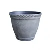 Pot en jute de 145 pouces-pot à fleur unique-gris perroquet