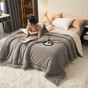 Super Soft Double Thick Nap Blanket Thickened Flannel Thermal Plush Blanket
