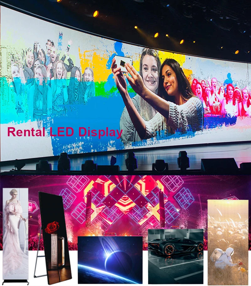 Indoor P3.91 Rental LED Screen High Brightness Die Casting Aluminum 500*500mm