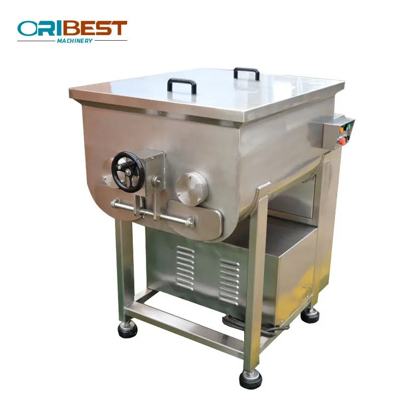 High Capacity Vacuum Minced Meat Mixer Machine Meat Paste Product Mixer Machine Emulsifying Mixing Machine for Meat Used