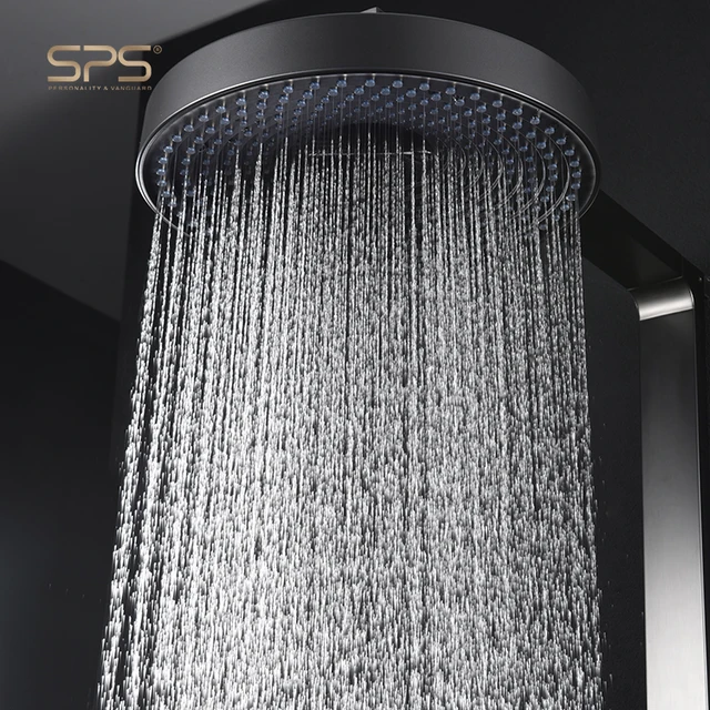 B9906 Thermostatic Shower Set with Hand Sprayer Bathroom Sets Round Shower Head Bathroom Accessories Shower