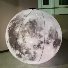 Most Popular Commercial Outdoor Party Decoration Giant Moon Planet Inflatable Ball Balloon