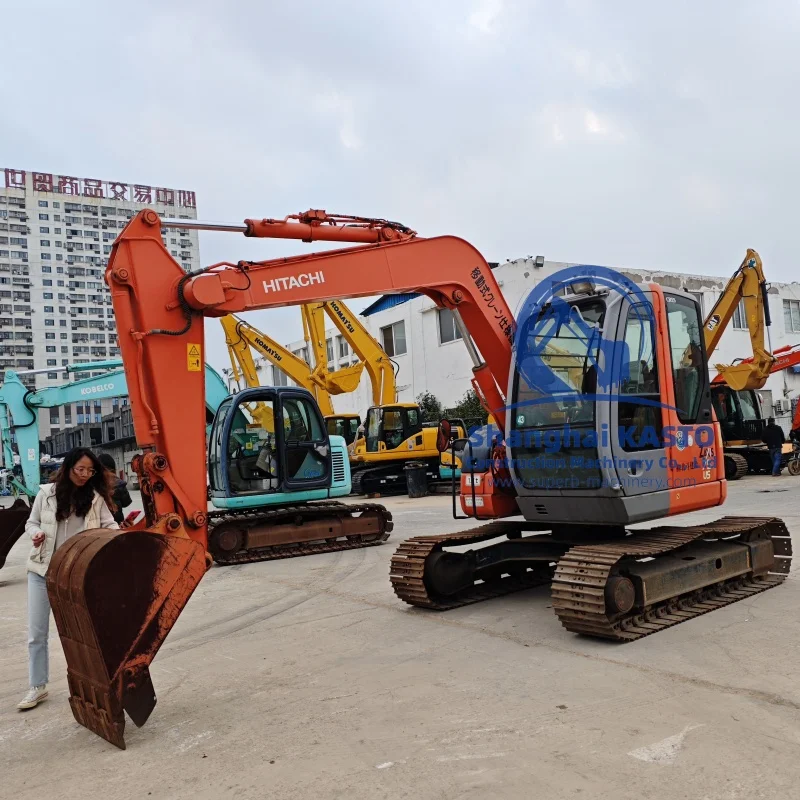 Used Hitachi Zx75 Mini Excavator - Hydraulic Crawler Machine