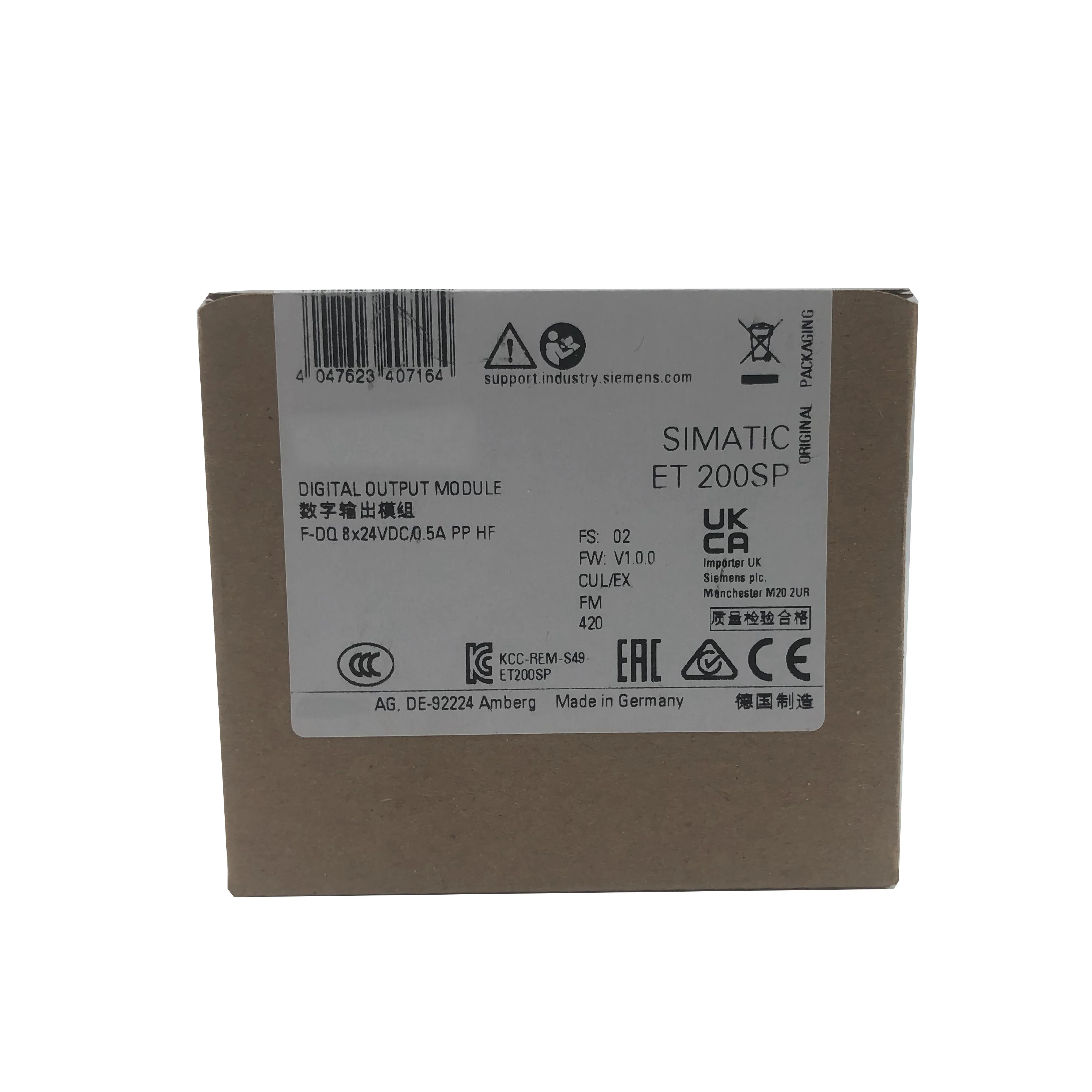 new original 6es7 136 6dc00 0ca0 6es7136 6dc00 0ca0 digital electronic module for siemens simatic et200sp series designed for safety related applications with fail safe digital input high safety level and reliable signal detection -2