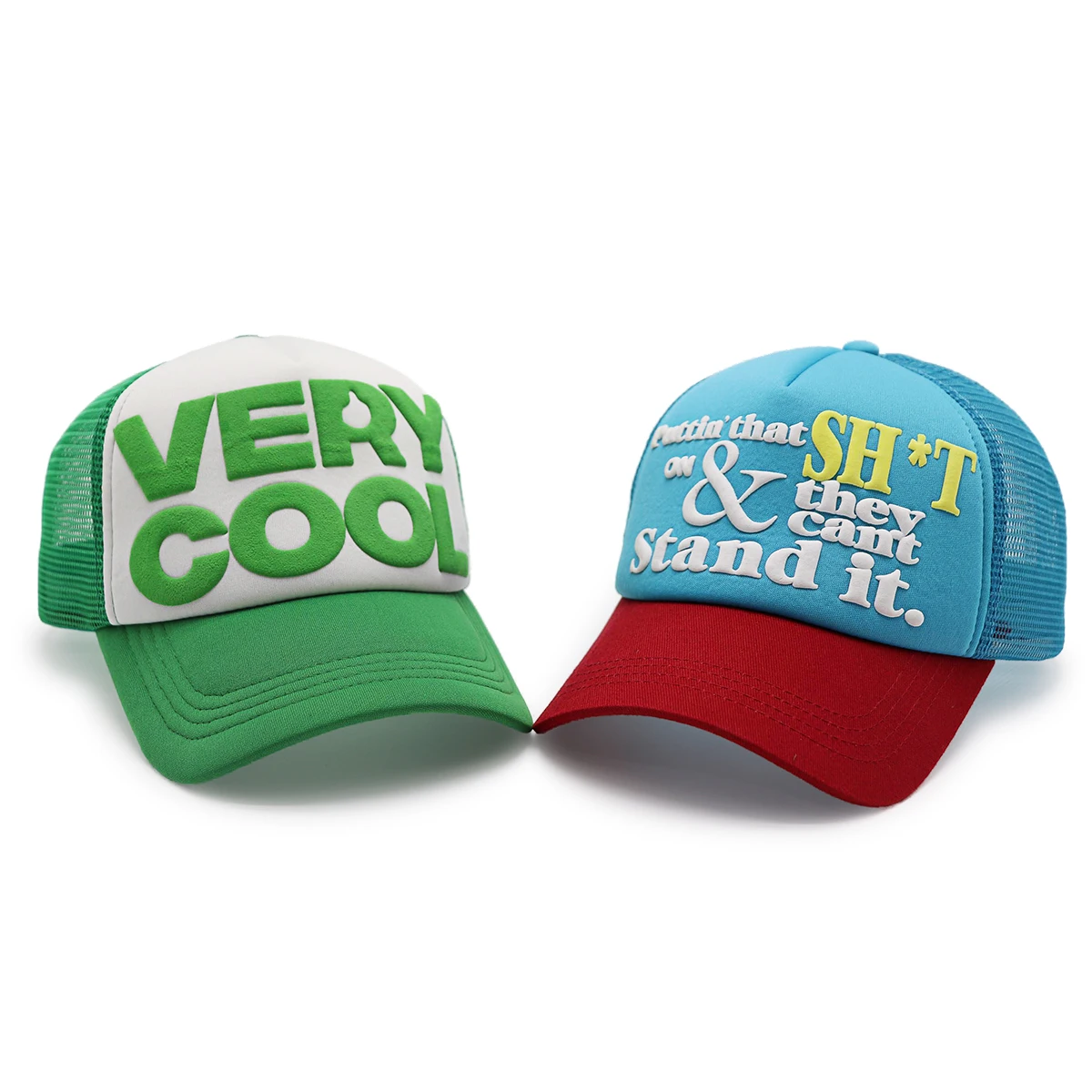 3d embroidery foam trucker caps mesh hats