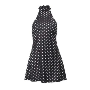 European and American Style Women's Wear New Style Sexy Hot Girl Trendy Fashion  Polka Dot Mini Skirt for Summer