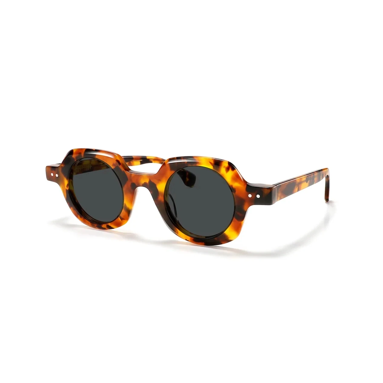 Shop Our 2023 Spot Fashion High Quality Round Unisex Sunglasses display picture 1