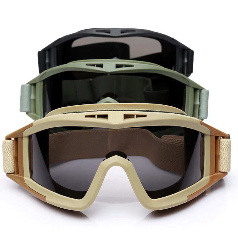 Противопылевые противоударные Баллистические армейские военные тактические очки черные военные тактические пустынные очки