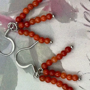 Fashionable Bohemian Jadeite Tassel Earrings, High Quality Party Accessories