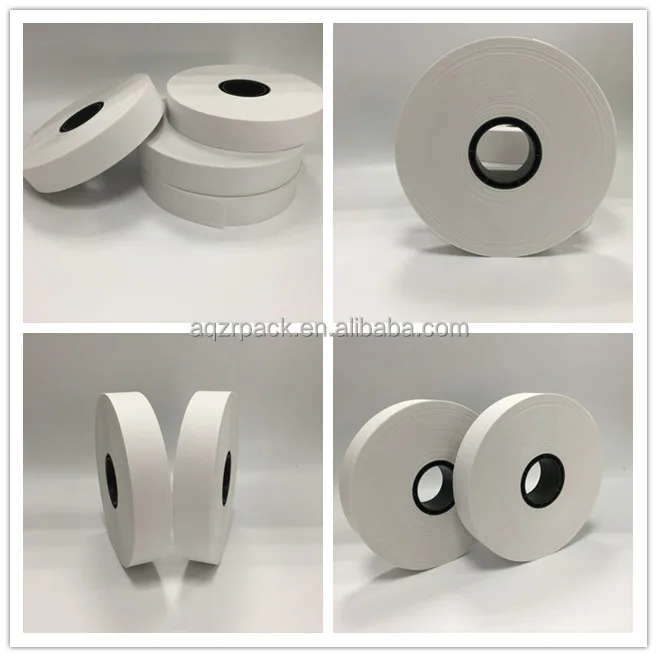 Heat Sealing Paper Banding Roll For Strapping Banknote Binding Tape ...