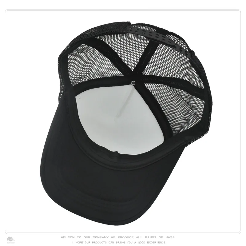 Custom Print 3d Puff Logo Otto 5 Panel Polyester Mesh Baseball Cap ...