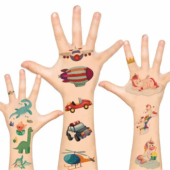 Summer party Kids glitter Water transfer tattoo for Children Waterproof Temporary arm tatoo/tattoo sticker