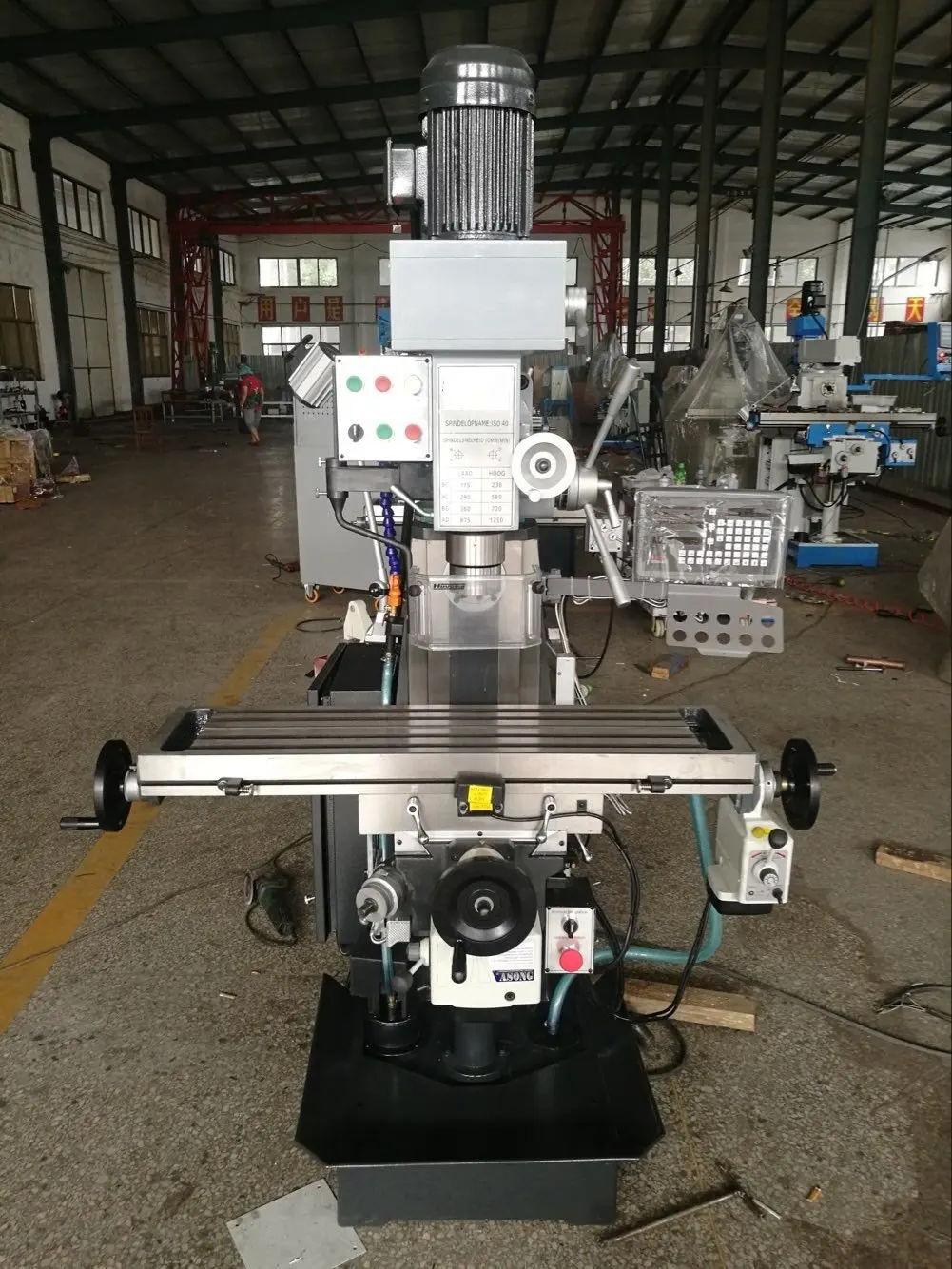 Sumore High-Speed Iso40 Vertical Turret Milling Machine X6325 X6328 3 ...