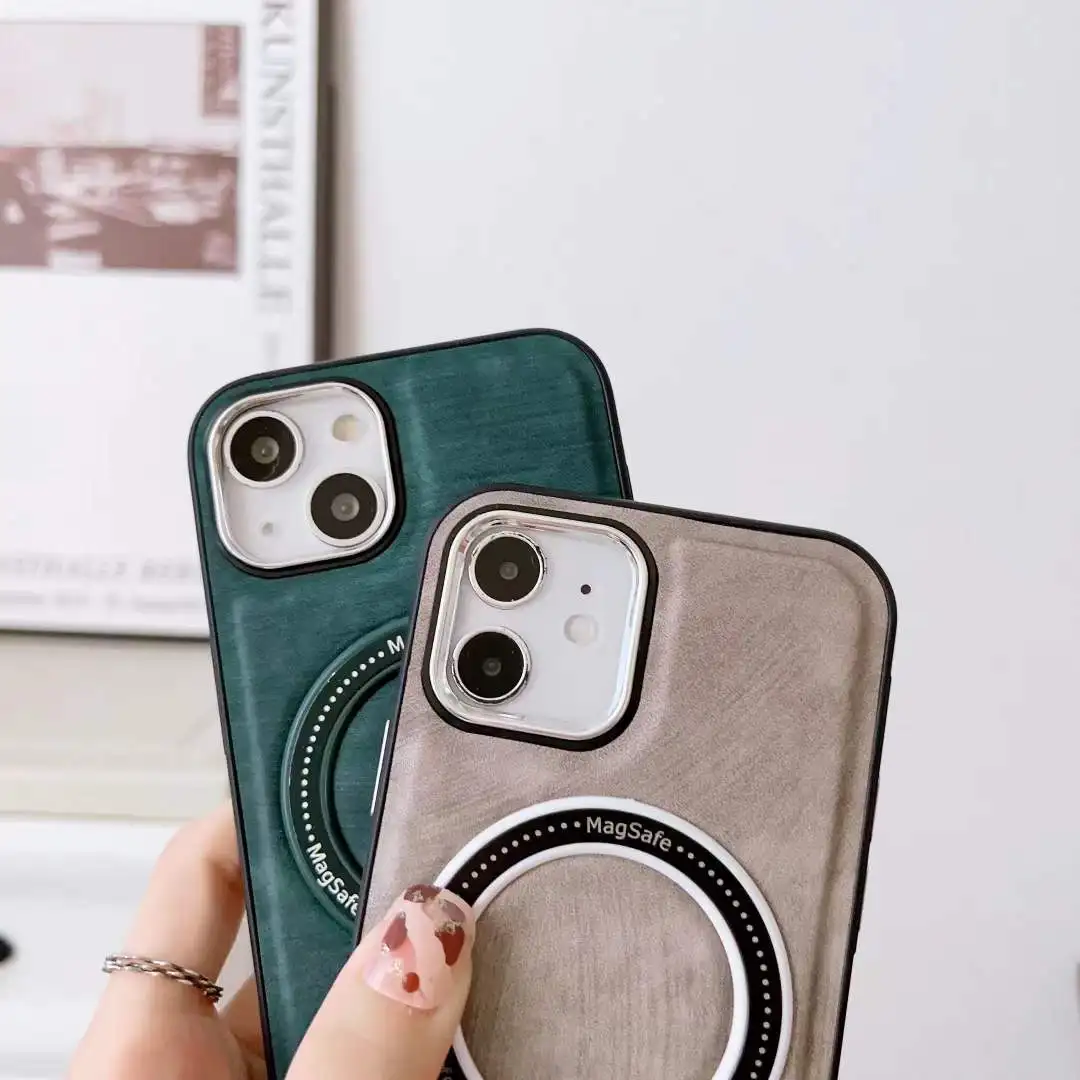 Newest Magsafe Leather Case For Iphone 14 Pro Max Magsafe Case For