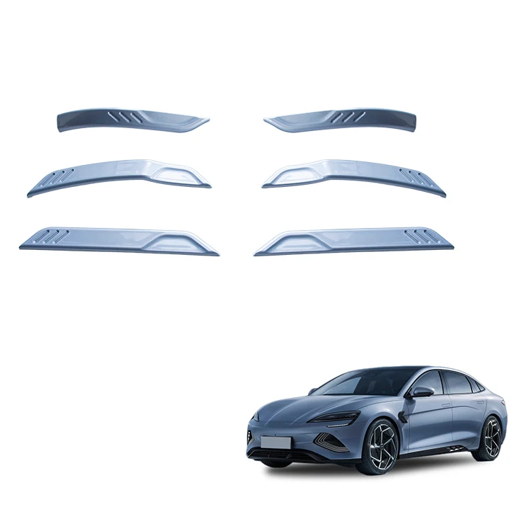 Car Door Anti-Scratch Collision Strip ABS Glossy Blue Door Edge Guards Collision Protector Strips For BYD Seal Accessory