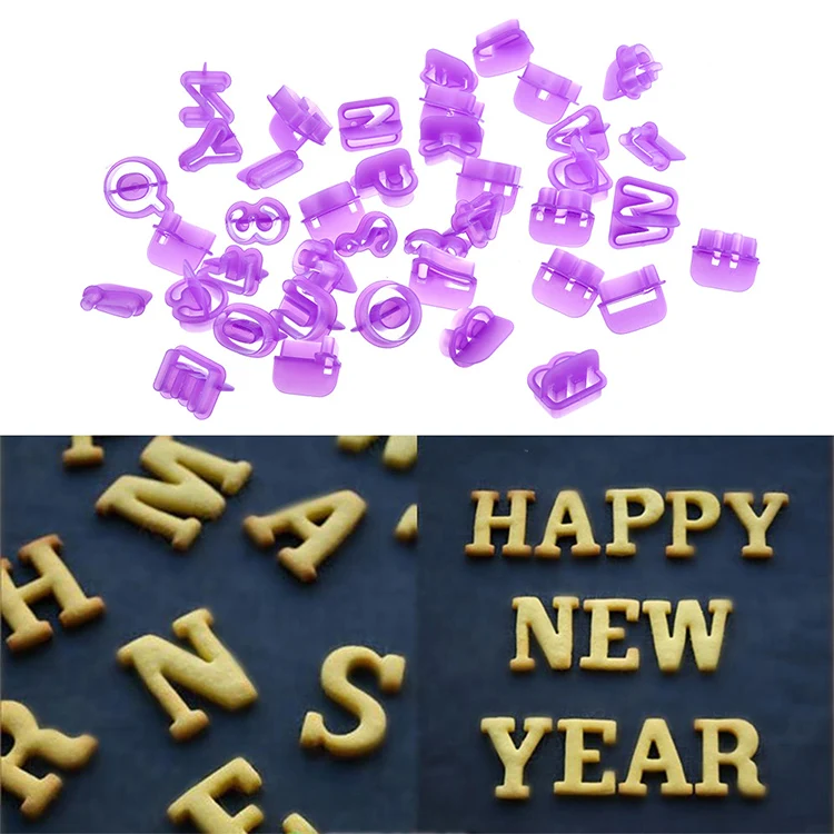 40pcs diy english alphabet letter number