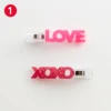 1. Ensemble de pinces à cheveux LOVE & XOXO