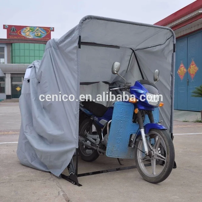 folding motorcycle shelter