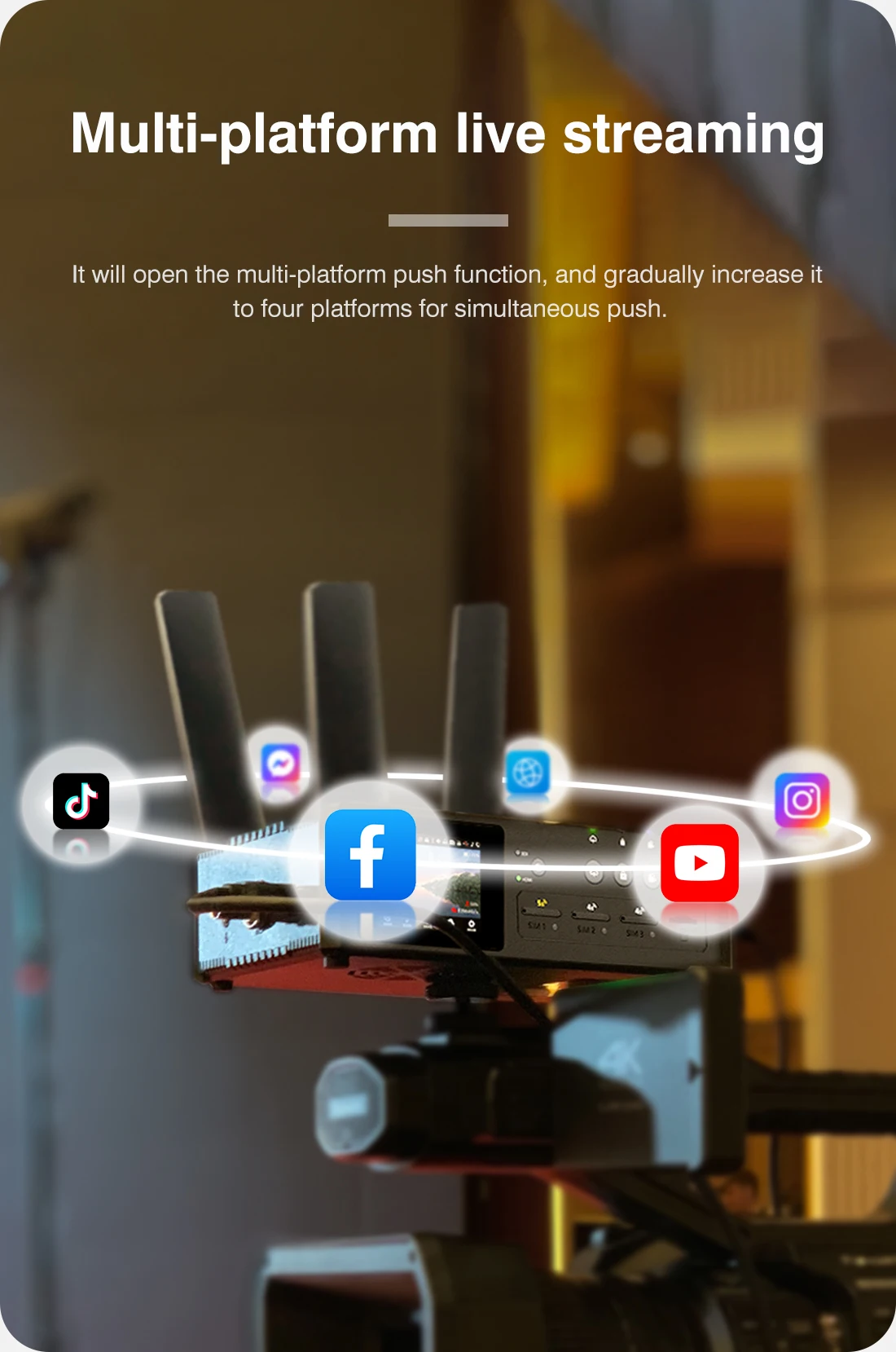 5G Bonding Encoder SRT RTMP - Live Streaming Solutions